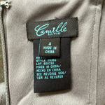 Camille La Vie  Short Shimmer Dress With Beading And Tiered Skirt Size 4 Photo 8