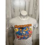 Nickelodeon White crop top Photo 1