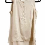 New York and Company Beige Sleeveless Dress Blouse Tan Size XS Photo 0