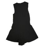 Silence + Noise 0 Black Lace Up Front Romper Jumpsuit Playsuit XS Shorts Photo 3