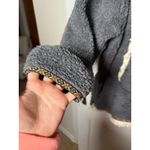 Natural Life Blanket Sherpa Gray Hoodie Oversized Pullover Sweatshirt Women's OS Photo 3