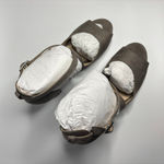 Life Stride  Allison Block Heeled Sandals in Grey Microsuede Photo 6