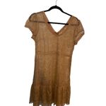 Scully New honey creek cap sleeve western wear Lace Butterscotch Tan Dress Brown Size M Photo 2