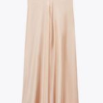 ZARA  maxi midi dress wedding dusty rose satin effect slip party evening  Photo 5