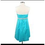 Lilly Pulitzer Lily Pulitzer Women Strapless Dress Sz. 4 Betsey Wave Jacquard GUC (Flaws) Photo 1