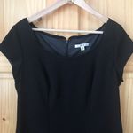 CAbi cap sleeve lbd little black sheath dress size 10 Photo 1