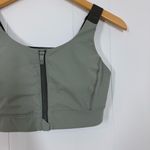 Outdoor Voices  Green Zip Front Sports Bra Photo 3