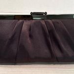 Jessica McClintock  Pleated Satin Convertible Clutch Women's Gray Evening Classic Photo 4