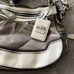 Coach Limited Edition Madison Spectator Cream/Taupe Hobo in Grey/White Bag Photo 4