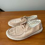 Hey Dude  Women’s Wendy Sparkling Rose Gold Slip‎ on Comfort Shoe Pink Shiny 7 Photo 5