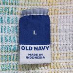 Old Navy  Pastel Plaid Linen Mini Sundress with Smocked Back Size Large Photo 6