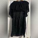 Moschino Silk Ruffle Black Dress 38/US 4 Photo 3