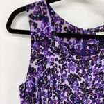 Diane Von Furstenberg  Purple Leopard Clara Midi Dress 10 Maximalist Designer Photo 5