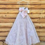 Mac Duggal 20584 Strapless Front Bow Knot Tulle Gown Dress Photo 0