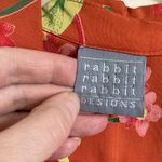 Rabbit, Rabbit, Rabbit Designs Vintage Coral Tropical Sleeveless Maxi Dress Size 12 Photo 1