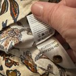 Faherty  Portia Linen Floral Blouse Top in Indee Floral size Large Photo 5