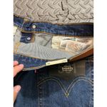 Levi's NWT  Premium High Rise‎ 501 Denim Cut Off Shorts Dark Wash Womens 33 Photo 7