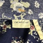 Sasson Dress Womens Large Blue White Ditzy Floral Flower Shift Retro 90s Vintage Photo 7