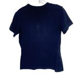 Ralph Lauren  T Shirt Size X- Small Navy Blue Short Sleeve Gold Buttons  86E Photo 1