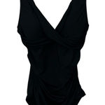 Sea Level Women's One Piece Swimsuit Size 4 Black V neck Photo 0