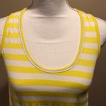 Ella Moss  Yellow & White Striped Tank Top Photo 2