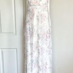 Birdy Grey NWT  Floral Devin Slit Blush Bouquet Maxi Dress Photo 2