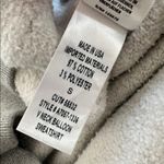 AGOLDE  Gray V Neck Sweatshirt Balloon Sleeves Pullover Size Small Photo 8