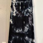 Antistar  Tie Dye Hooded Dress Soft Jersey Stretch Sleeveless Sporty Blue S Comfy Photo 0