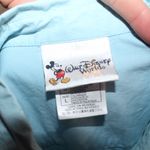 Disney COPY - Walt  World Light Blue Button Down Shirt L Photo 5