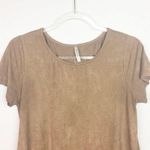Mittoshop •  • Brown Faux Suede Dress w/Pockets Photo 1