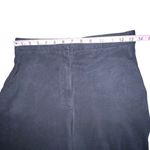 ZARA BASIC BLACK CROPPED WIDE LEG SUEDE SOFT DRESS PANTS XS POCKETS HIGH RISE Photo 6