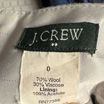 J.Crew  Gray Wool Blend Skirt‎ Size 0 Photo 5