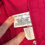 Gloria Vanderbilt Sadie size 14P slim dark pink cropped jeans cuffed or not EUC Photo 11