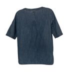 Rag and Bone  Denim Tunic Top Lace-Up Front 100% Cotton Relaxed festival Y2K XS Photo 1