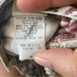 Vintage Vivaldi Jeanswear Floral Midi Length Denim Button up Skirt Green Size 6 Photo 5