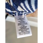 Cato Navy White Geometric Print Bell Bottom Pants Size S Stretch Flare Boho Photo 4