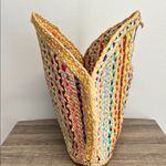 Antik Kraft Beautiful!!!  Colorful Woven Tote!! ♥️💛💜 Photo 9