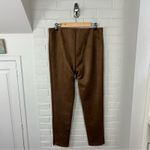 Loft  Faux Suede Ponte Legging Pants Size L Tall Photo 11