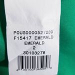 David's Bridal Women size 2 Green Rhinestone Halter Emerald Dress High Low Photo 7