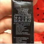 Forever 21 Women's Top Red Peplum Sleeveless Blouse Ruffle polka dots S Photo 7