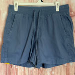 Orvis  Blue Drawstring Waist Pull On Chino Shorts Photo 0