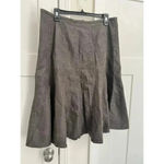 New Direction NEW DIRECTIONS thin black denim knee length mermaid tail skirt womens size 16 Photo 2