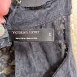 Victoria's Secret Vintage  Black Lace Sheer Ruffle Back Underwire Bra Slip Dress S Photo 6