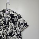 Birdwell Beach Britches Hawaiian Shirt Women's M Black White Floral Cotton NWT Size M Photo 1