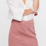 Free People Leather / Suede Skirt Photo 0
