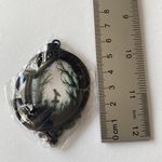 Gothic Crow Forest Cameo Pendant Necklace A Stylish Rope‎ Necklace Black Photo 8
