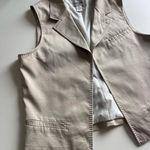 Chico's Women's Career Open Front
Vest Stitch Detail Beige Photo 1