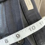 AG Adriano Goldschmied The Jackie Tuxedo Super Skinny Coated Black Petite 32 Photo 10