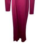 Black Halo Akasha Gown in Dark Fucasia color sz 10 Photo 4