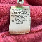 LL Bean Sherpa Fleece Jacket Salmon Large Pink Photo 8